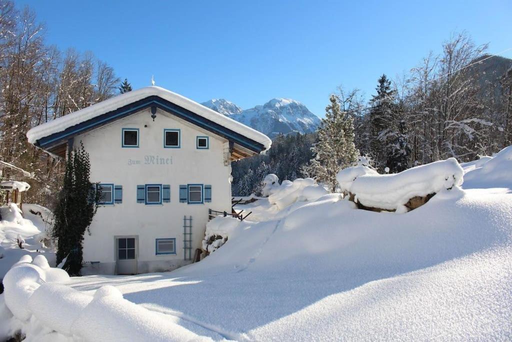 Вілла Alte Muehle Mit Wunderbarem Bergblick Ramsau bei Berchtesgaden Екстер'єр фото